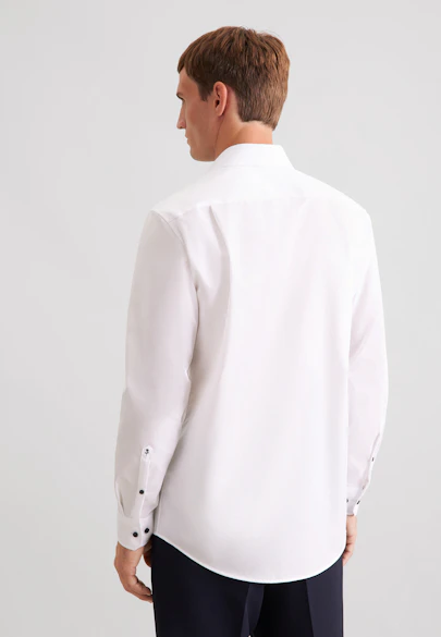 Regular Business shirt Uni in Weiß |  Seidensticker Onlineshop