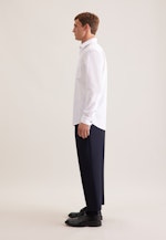 Regular Chemise d'affaires Uni in Blanc |  Seidensticker Onlineshop