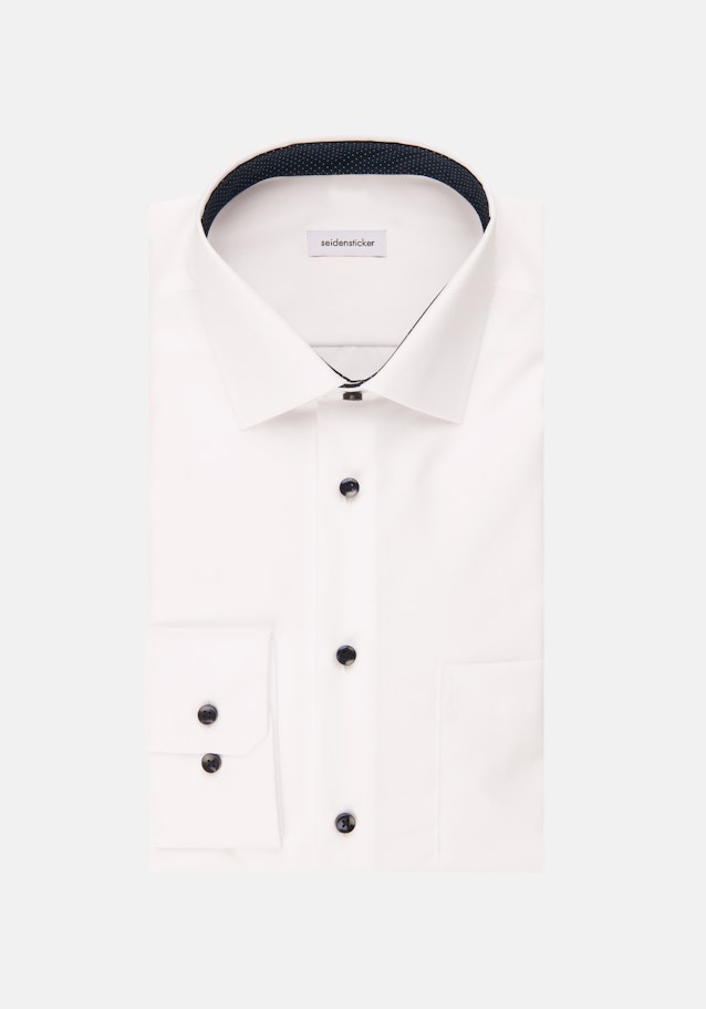 Regular Chemise d'affaires Uni in Blanc | Seidensticker Onlineshop