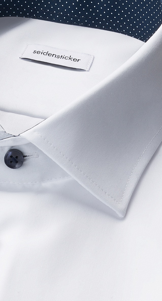 Regular Business shirt Uni in White |  Seidensticker Onlineshop