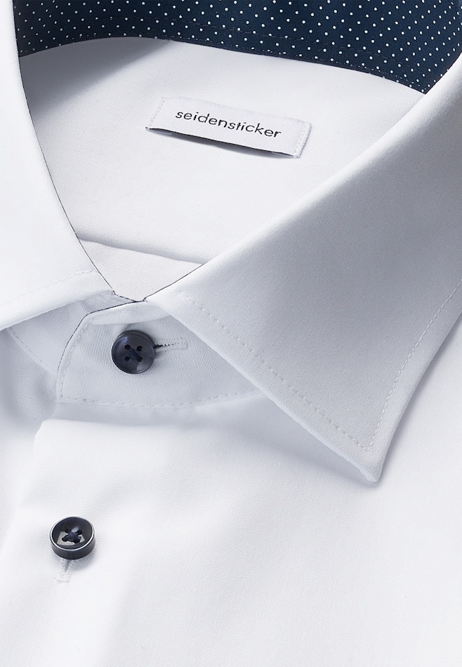Regular Chemise d'affaires Uni dans Blanc | Boutique en ligne Seidensticker