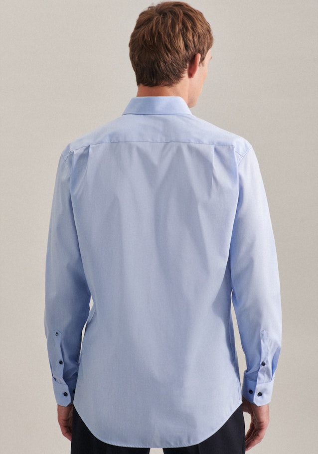 Regular Chemise d'affaires Uni in Bleu Clair | Seidensticker Onlineshop