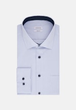 Regular Chemise d'affaires Uni in Bleu Clair |  Seidensticker Onlineshop