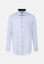 Regular Chemise d'affaires Uni in Bleu Clair |  Seidensticker Onlineshop