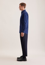 Regular Chemise d'affaires Uni in Bleu Foncé |  Seidensticker Onlineshop