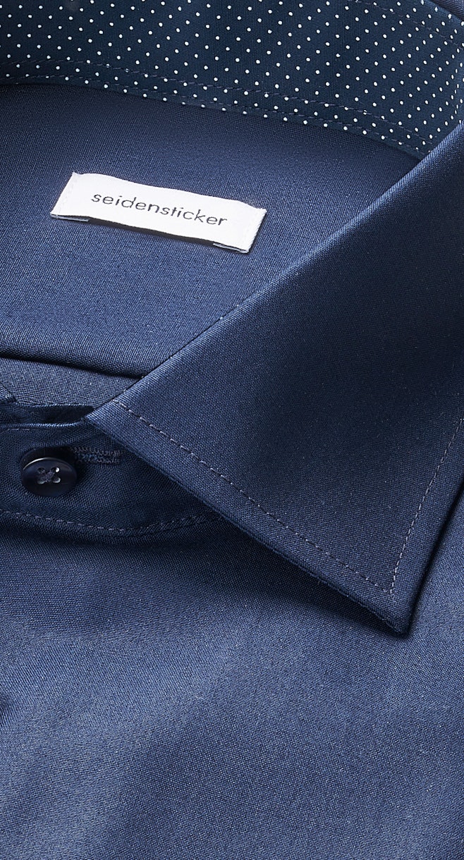 Regular Business Hemd Uni in Dunkelblau | Seidensticker Onlineshop