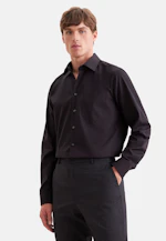 Regular Business shirt Uni in Black |  Seidensticker Onlineshop