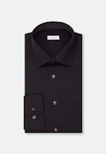 Regular Business shirt Uni in Black |  Seidensticker Onlineshop