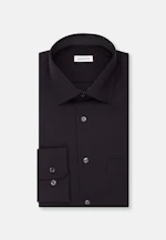 Regular Business shirt Uni in Black |  Seidensticker Onlineshop