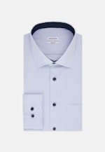 Chemise Business Regular Popeline Col Kent in Bleu Clair |  Seidensticker Onlineshop