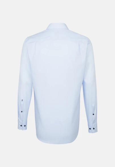 Regular Business shirt Uni in Medium blue |  Seidensticker Onlineshop