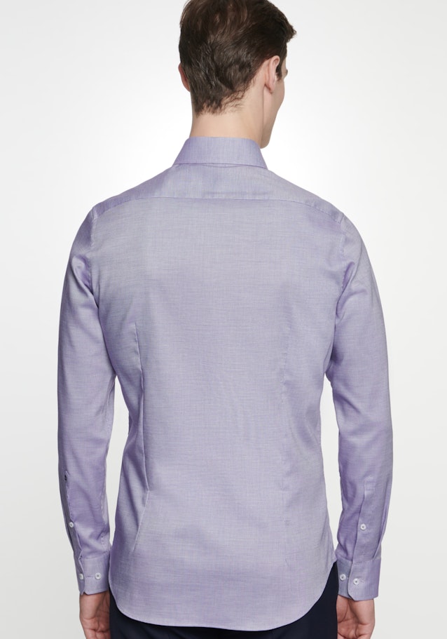 Non-iron Structure Business Shirt in Shaped with Kent-Collar in Purple |  Seidensticker Onlineshop