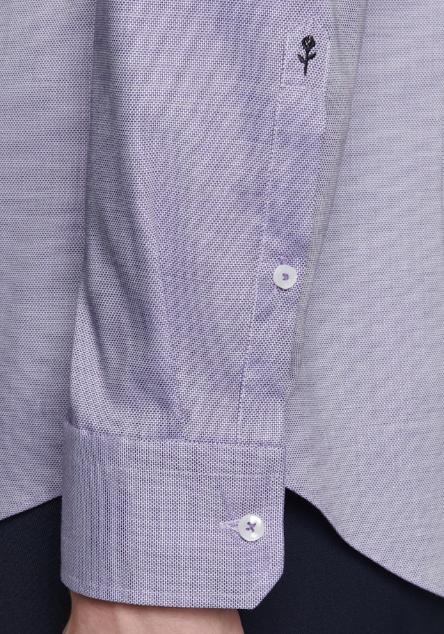 Non-iron Structure Business Shirt in Shaped with Kent-Collar in Purple |  Seidensticker Onlineshop