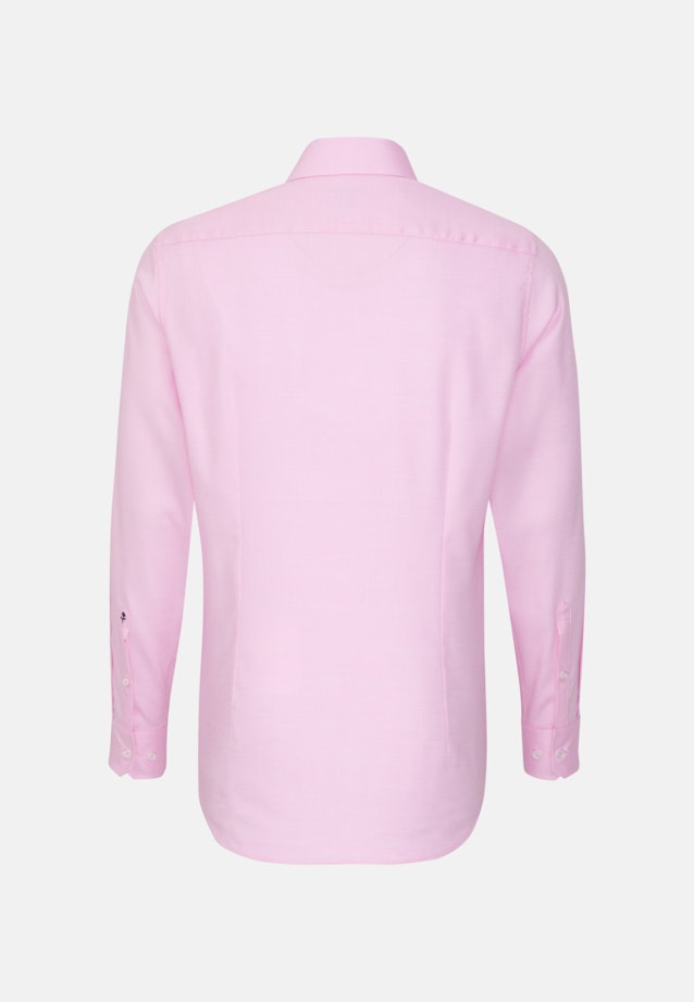 Bügelfreies Struktur Business Hemd in Shaped mit Kentkragen in Rosa/Pink |  Seidensticker Onlineshop