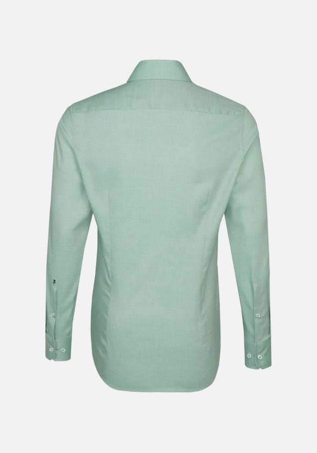 Non-iron Structure Business Shirt in Shaped with Kent-Collar in Green |  Seidensticker Onlineshop