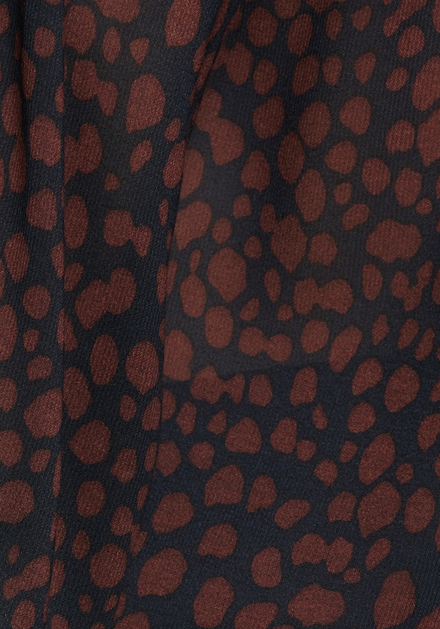 Regular fit Wickelbluse Druck in Dunkelblau | Seidensticker Onlineshop