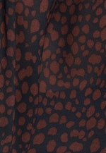Regular fit Wickelbluse Druck in Dunkelblau |  Seidensticker Onlineshop