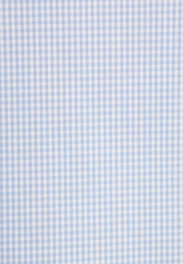 Shaped Business Hemd Karo in Hellblau |  Seidensticker Onlineshop