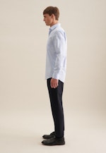 Shaped Business shirt Check in Light Blue |  Seidensticker Onlineshop