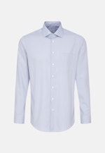 Shaped Business shirt Check in Light Blue |  Seidensticker Onlineshop