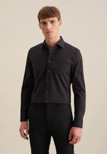 X-Slim Business shirt Uni in Black |  Seidensticker Onlineshop