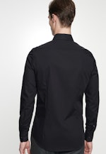 Chemise Business X-Slim Popeline Col Kent in Noir |  Seidensticker Onlineshop