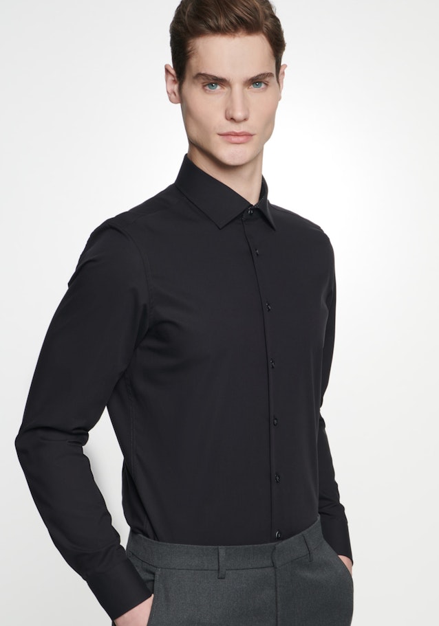 X-Slim , Business Hemd Uni in Noir | Seidensticker Onlineshop