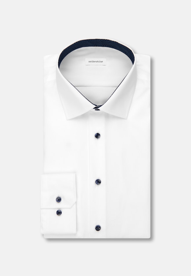 X-Slim Chemise d'affaires Uni dans Blanc | Boutique en ligne Seidensticker