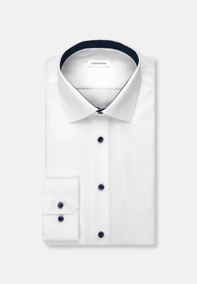 X-Slim Business shirt Uni in White | Seidensticker online shop