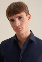 X-Slim Business shirt Uni in Dark Blue |  Seidensticker Onlineshop