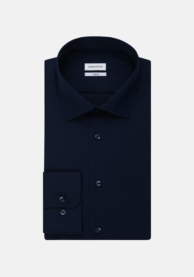 X-Slim Chemise Business Uni in Bleu Foncé | Seidensticker Onlineshop