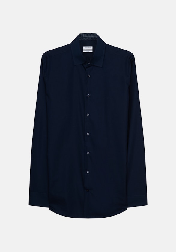 X-Slim Chemise Business Uni in Bleu Foncé | Seidensticker Onlineshop