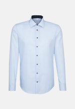 Non-iron Poplin Business Shirt in X-Slim with Kent-Collar in Medium Blue |  Seidensticker Onlineshop