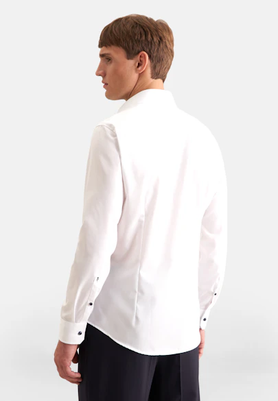 Slim Business Hemd Uni in Weiß |  Seidensticker Onlineshop