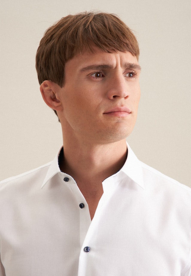 Slim Business shirt Uni in White |  Seidensticker Onlineshop