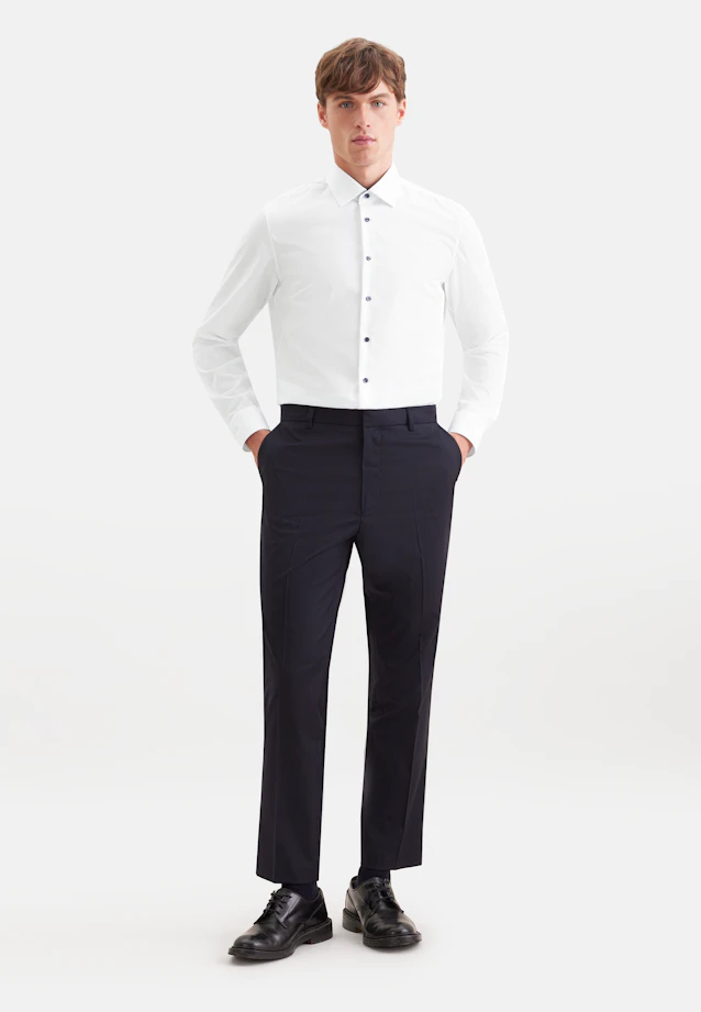 Slim Business Hemd Uni in Weiß |  Seidensticker Onlineshop