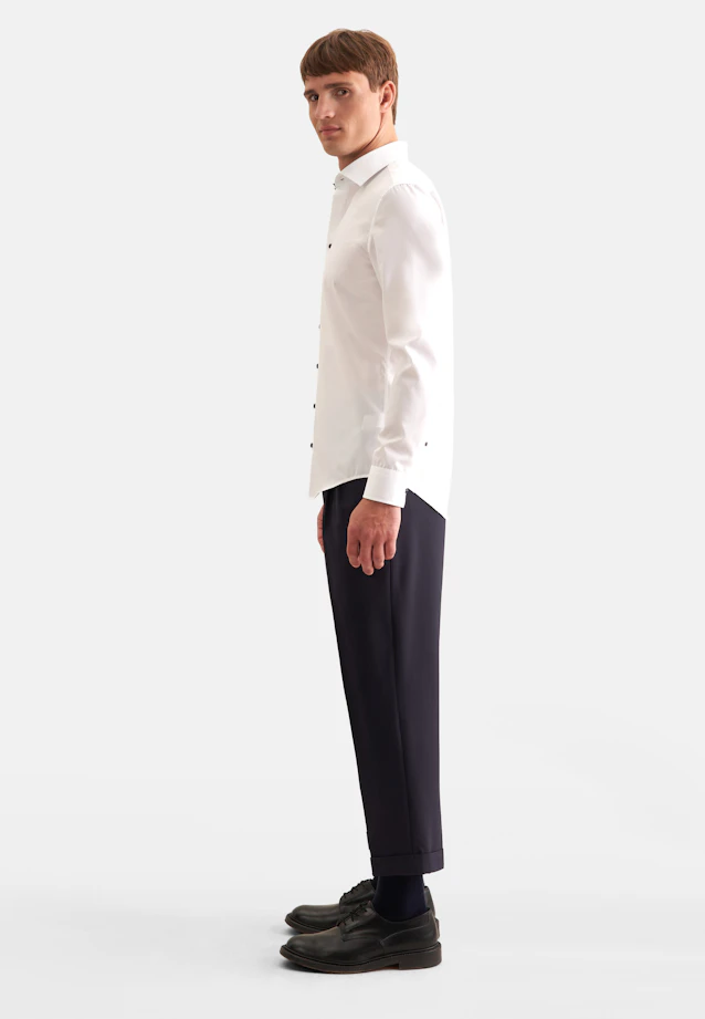 Slim Business Hemd Uni in Weiß |  Seidensticker Onlineshop