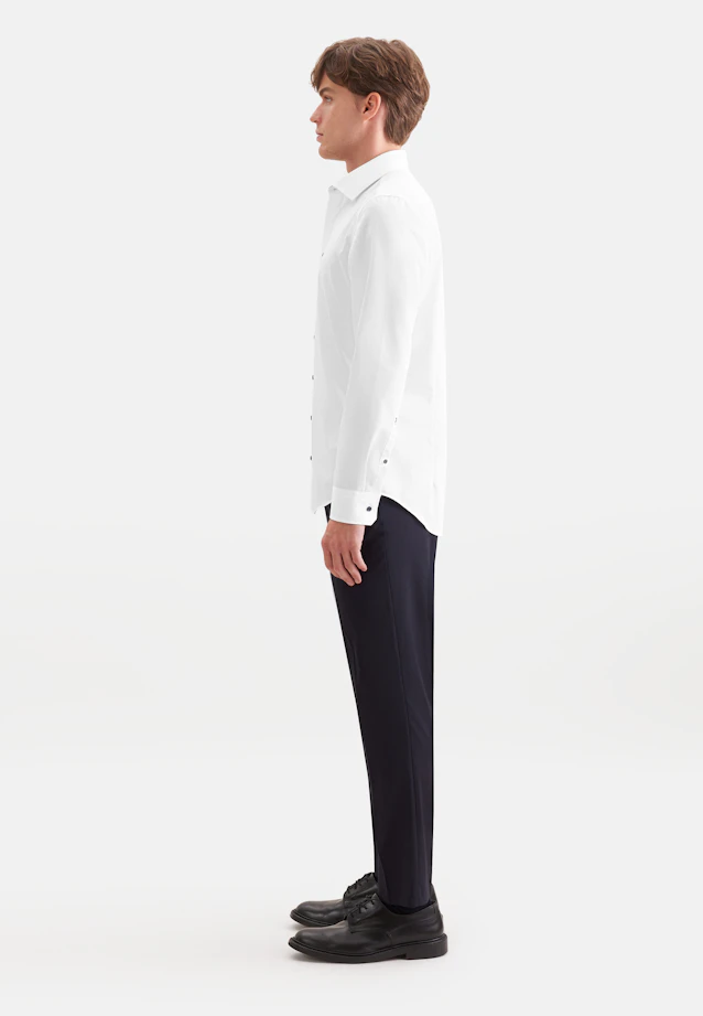 Slim Business Hemd Uni in Weiß |  Seidensticker Onlineshop