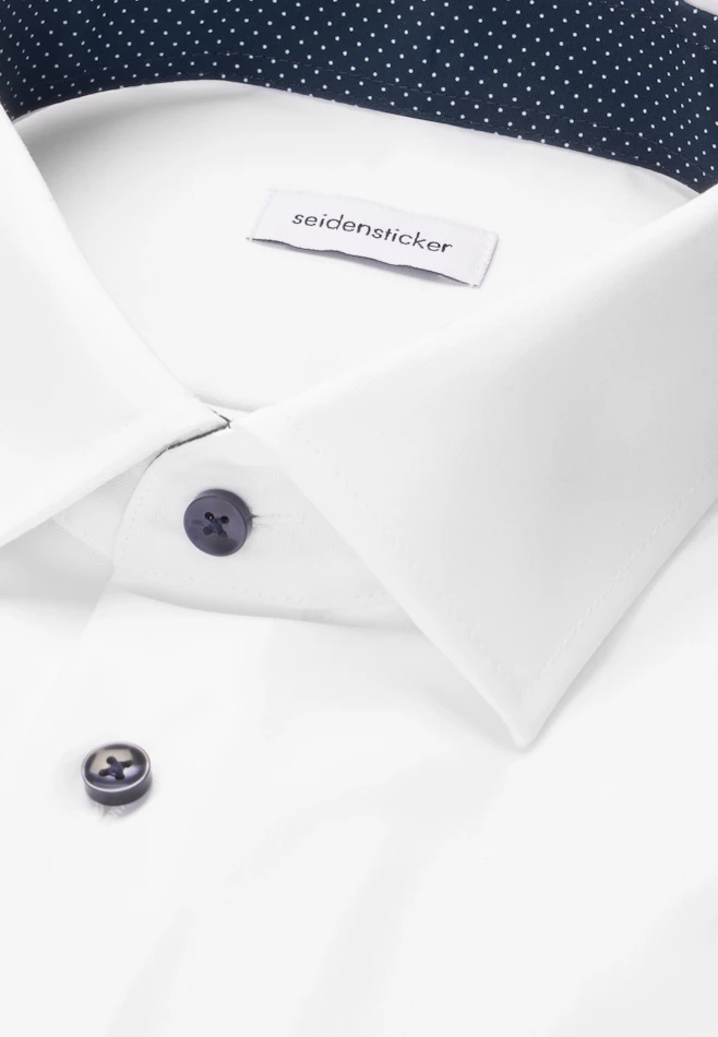 Slim Business Hemd Uni in Weiß | Seidensticker Onlineshop
