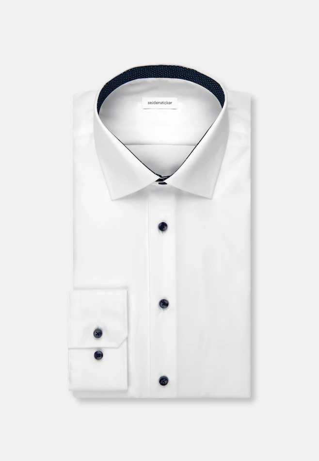 Slim Business shirt Uni in White | Seidensticker online shop