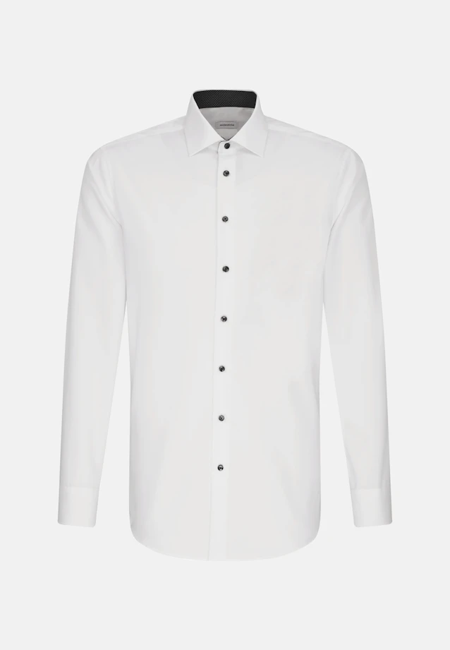 Slim Business Hemd Uni in Weiß |  Seidensticker Onlineshop