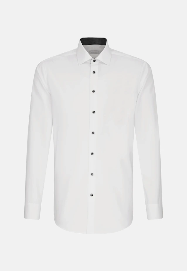 Slim Business shirt Uni in White |  Seidensticker Onlineshop