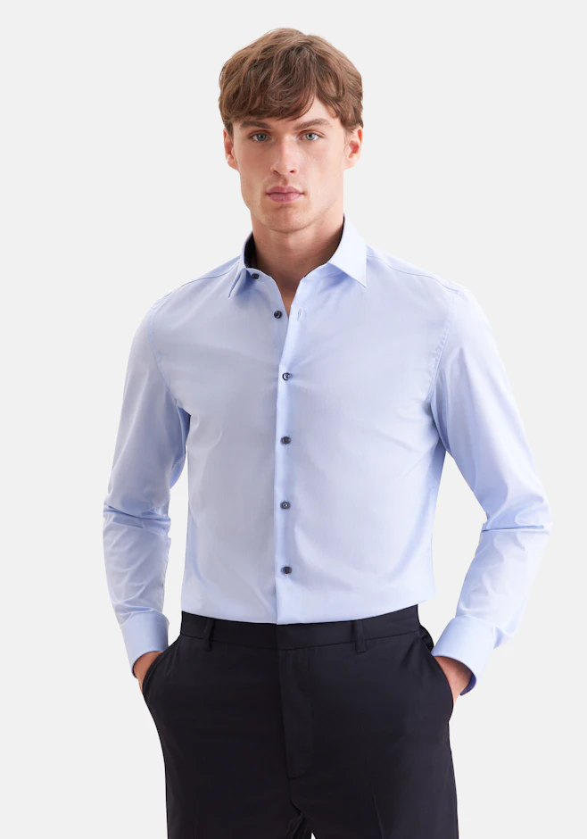 Slim Business Hemd Uni in Hellblau | Seidensticker Onlineshop