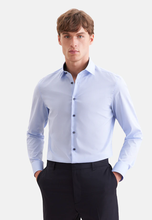 Slim Business Hemd Uni in Hellblau |  Seidensticker Onlineshop