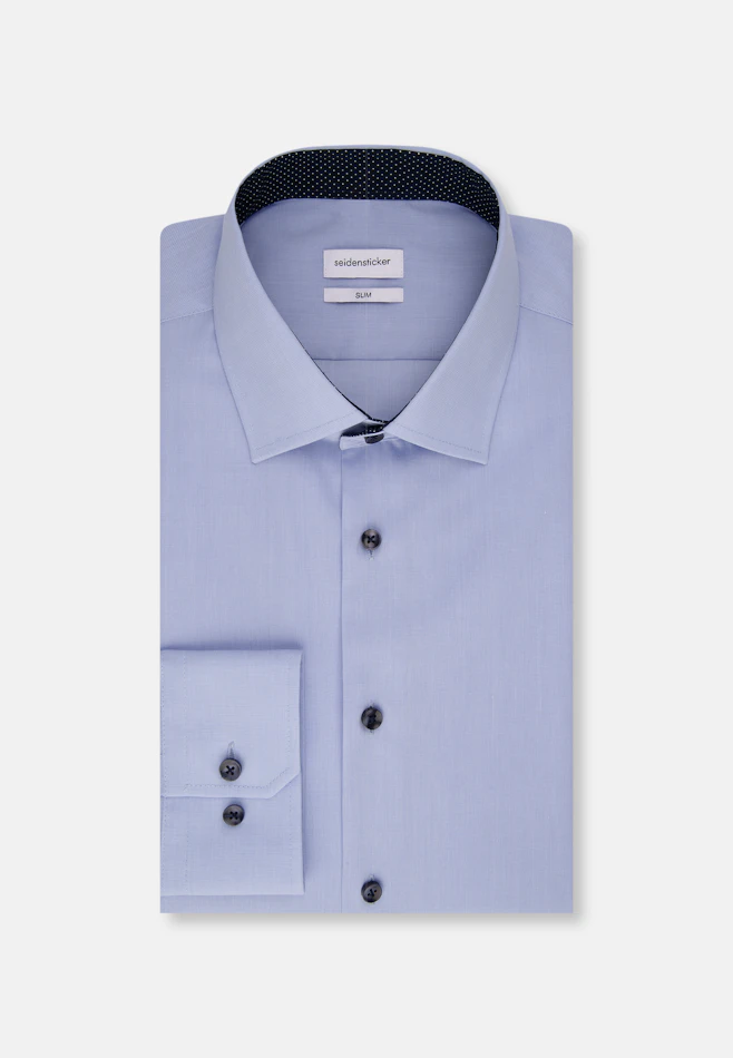 Slim Business shirt Uni in Light Blue | Seidensticker online shop