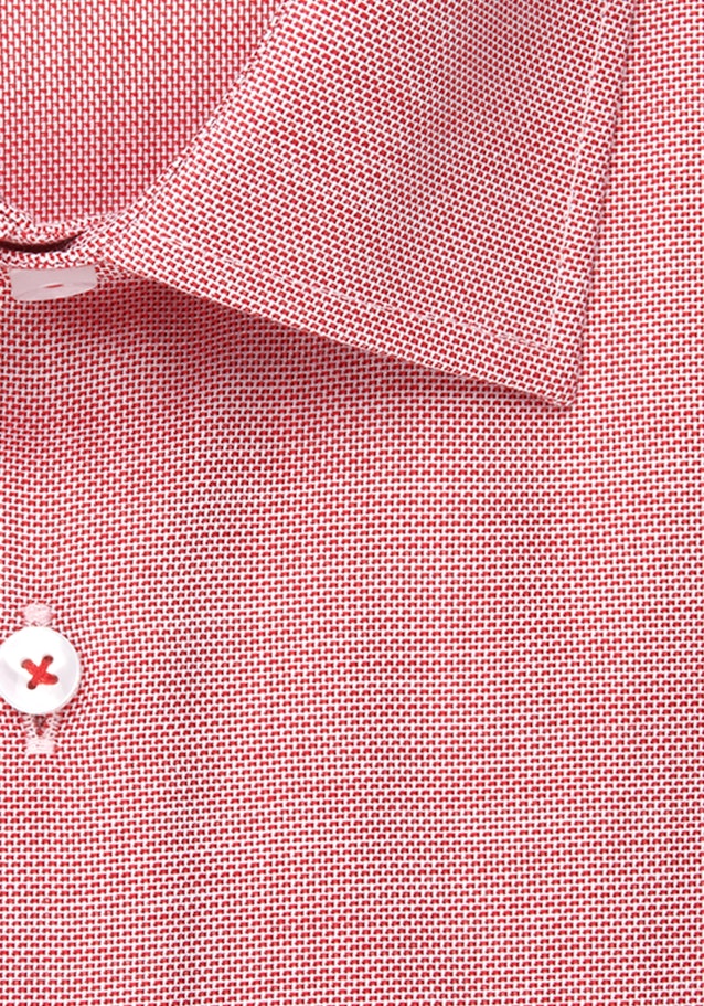 Bügelfreies Struktur Business Hemd in Slim mit Kentkragen in Rot |  Seidensticker Onlineshop