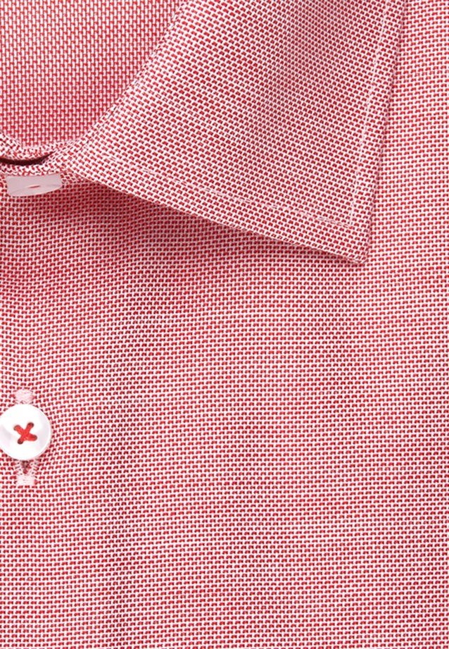 Bügelfreies Struktur Business Hemd in Slim mit Kentkragen in Rot |  Seidensticker Onlineshop