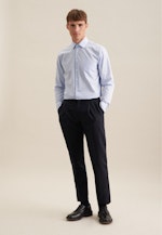 Regular Business shirt Check in Light Blue |  Seidensticker Onlineshop