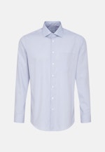 Regular Business shirt Check in Light Blue |  Seidensticker Onlineshop
