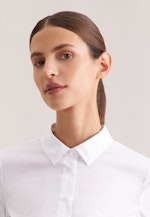 Hemdbluse mit Stretchanteil slim fit in Weiß |  Seidensticker Onlineshop